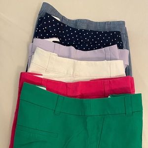 Six Pairs of JCrew women’s shorts *like new*